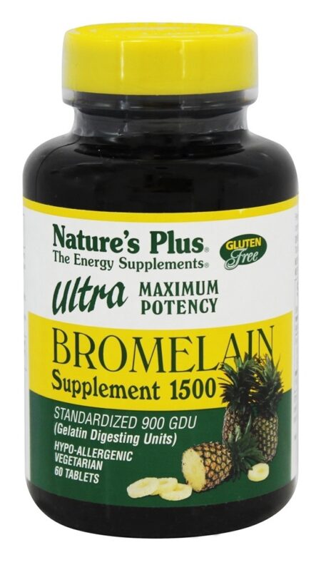 Ultra Bromelaína 1500 - 60 Tablets Natures Plus