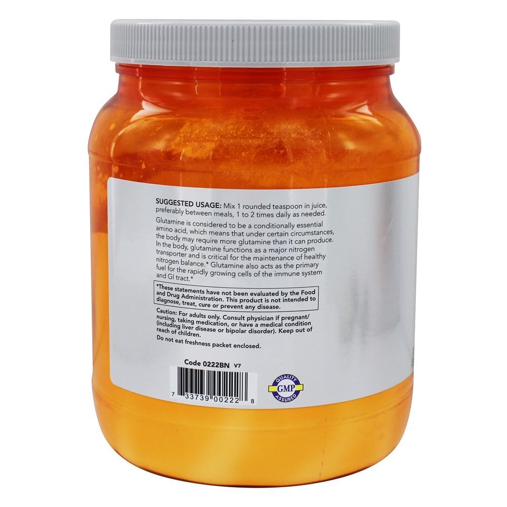 NOW Sports L-Glutamine Powder Aminoácidos – 35.3 oz. NOW Foods — foto 3 NOW Sports L-Glutamine Powder Aminoácidos - 35.3 oz. NOW Foods - Imagem 3