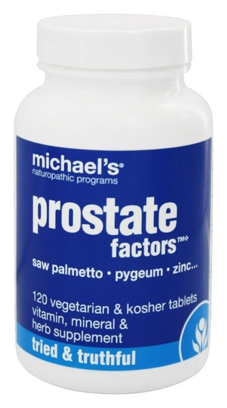 Fatores de próstata - 120 Tablets Michael's Naturopathic Programs