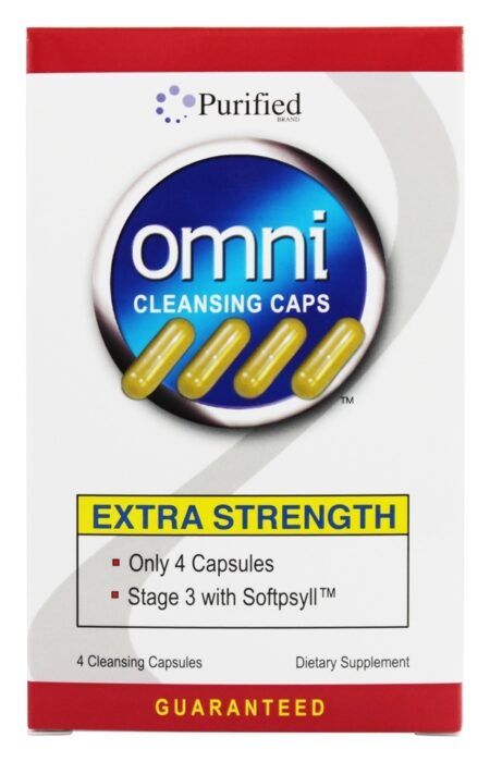 Cápsulas de Limpeza Omni Extra Strength - Cápsulas 4 Purified Brand