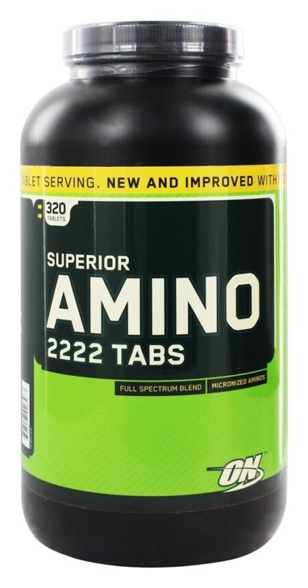 Guia Superior Amino 2222 2222 mg. - 320 Tablets Optimum Nutrition