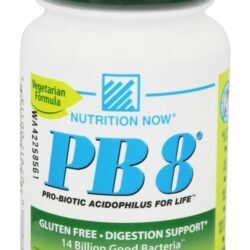 PB 8 Acidófilo Probiótico para a Vida 14 Bilhões de UFC - Cápsulas vegetarianas 60 Nutrition Now
