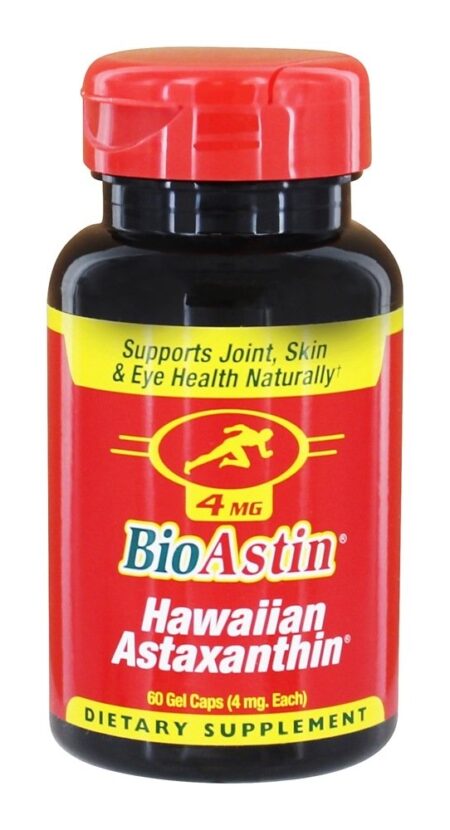 A astaxantina Natural BioAstin 4 mg. - 60 Gelcaps Nutrex Hawaii