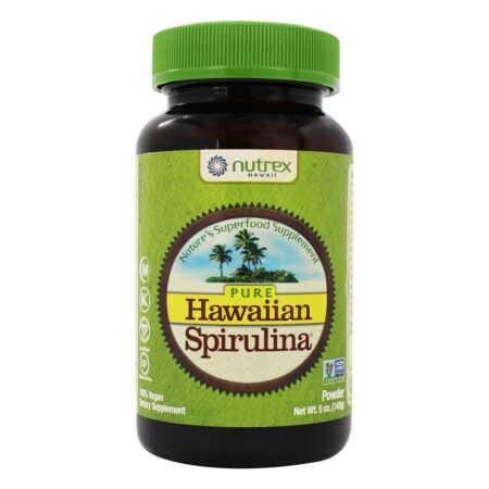 Pure Spirulina em pó havaiano - 5 oz. Nutrex Hawaii