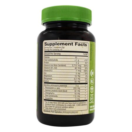 Pure Spirulina em pó havaiano - 5 oz. Nutrex Hawaii - Image 3