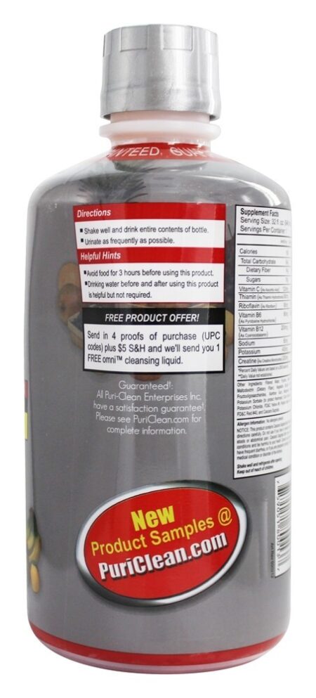 Omni Limpeza Líquido Extra Força Fruto Soco Sabor - 32 fl. oz. Purified Brand - Image 3