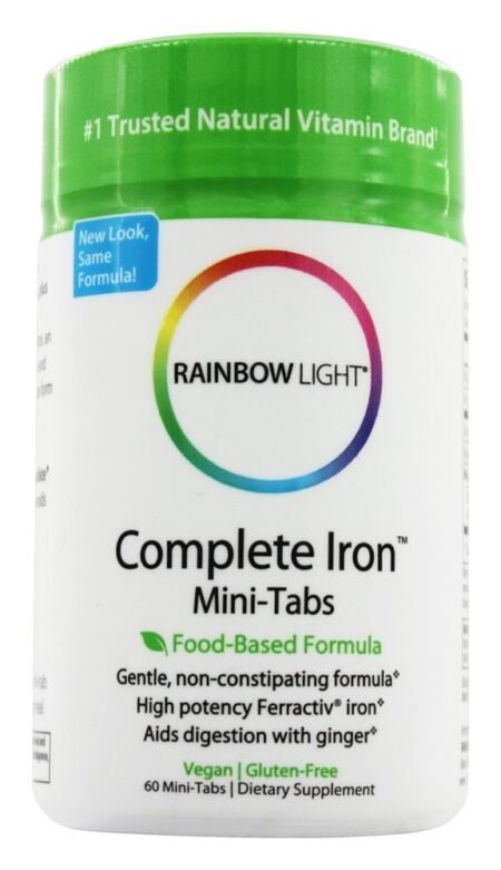 Mini-Guias de Ferro Completo - 60 Tablets Rainbow Light