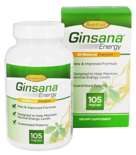 Ginsana Energia - Cápsulas vegetarianas 105 Ginsana