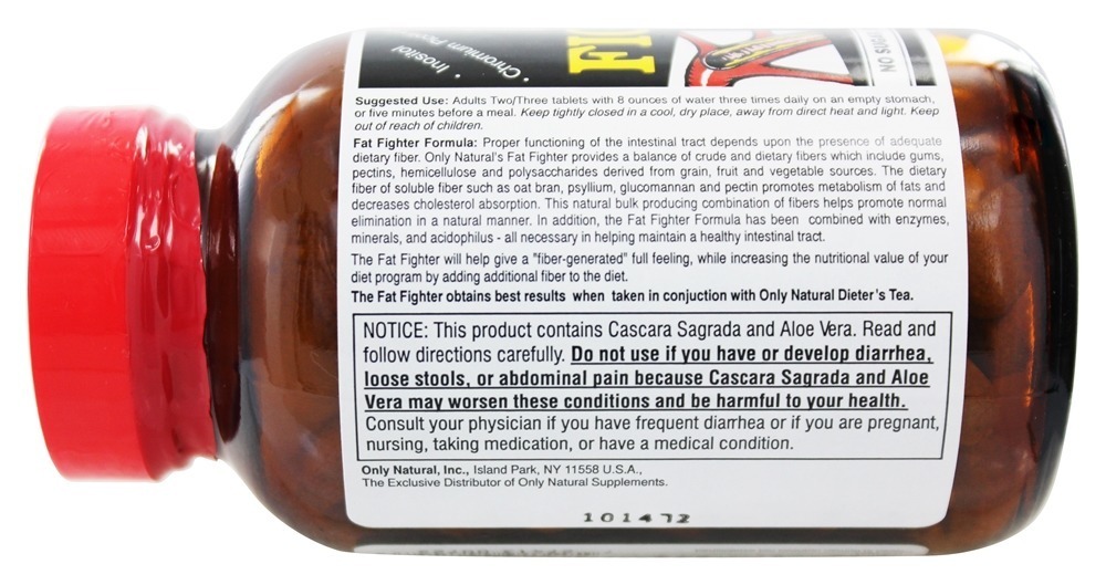 Lutador de gordura - 120 Tablets Only Natural - Imagem 4