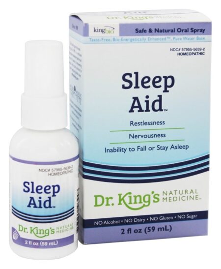 Medicina Natural Homeopática Sleep Aid - 2 oz. King Bio