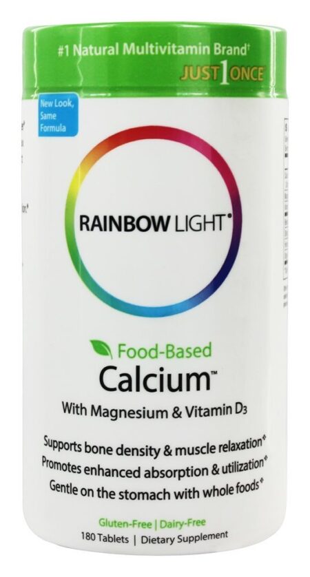 Cálcio à base de alimentos - 180 Tablets Rainbow Light