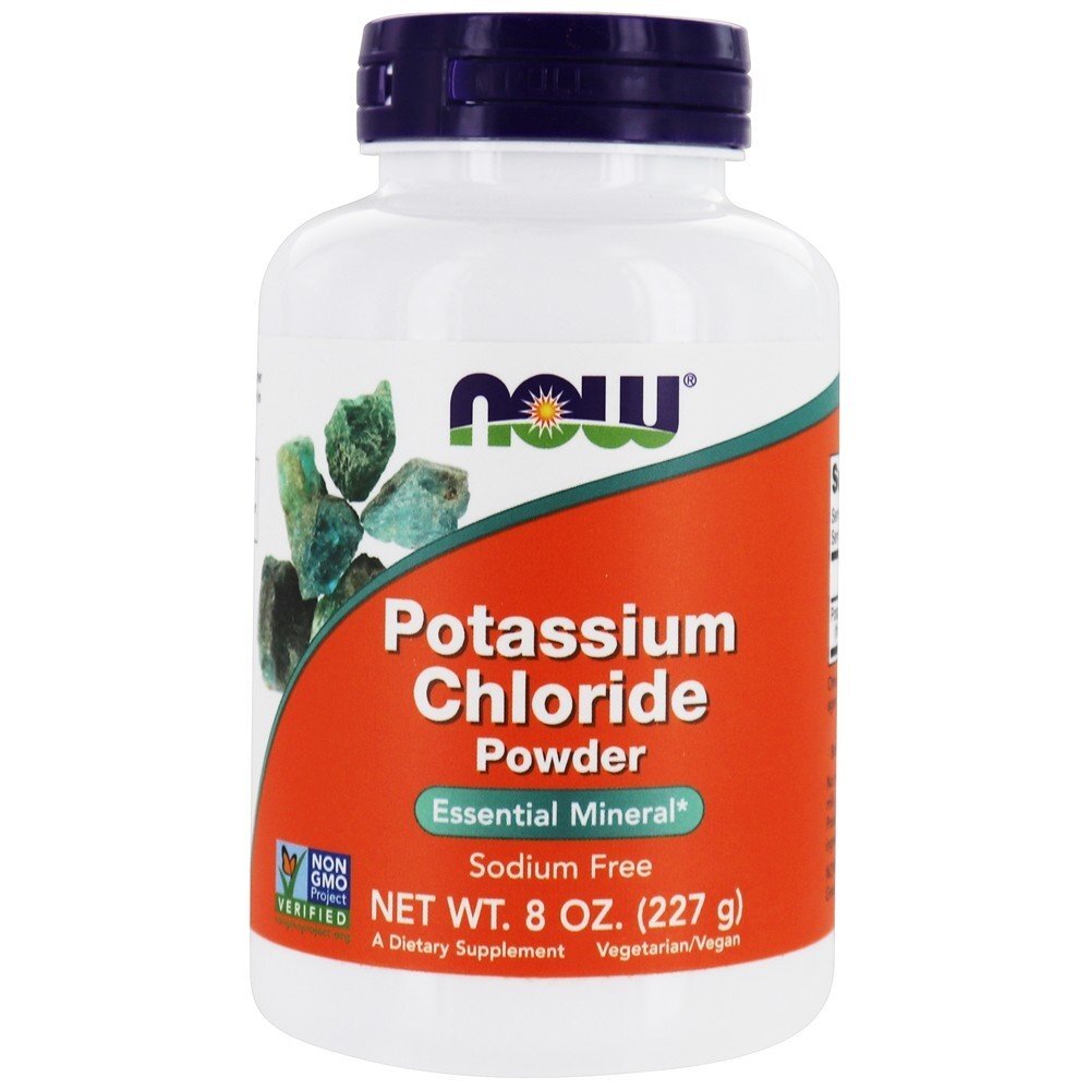 Cloreto De Potássio Em Pó - 8 oz. NOW Foods