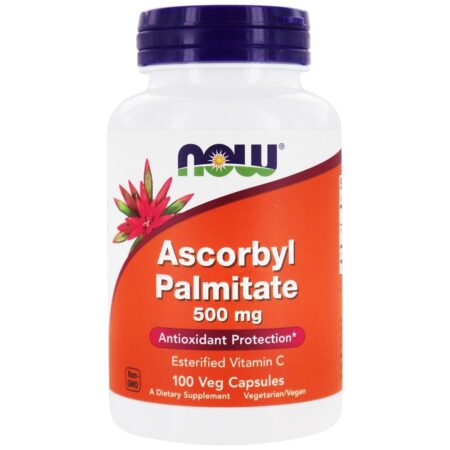 Palmitato de Ascorbil 500 mg . - 100 Cápsula (s) vegetal (s) NOW Foods