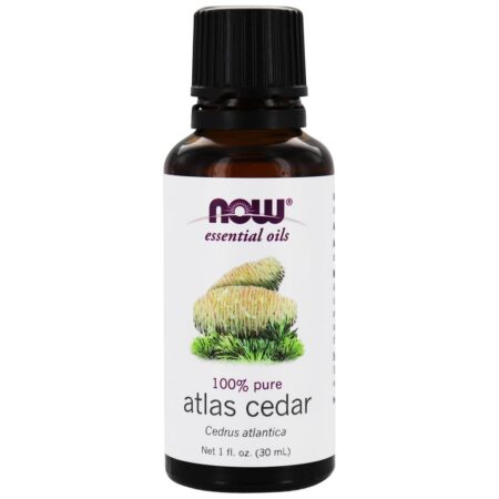 100 % Pure Óleo essencial Atlas Cedar - 1 fl. oz. NOW Foods