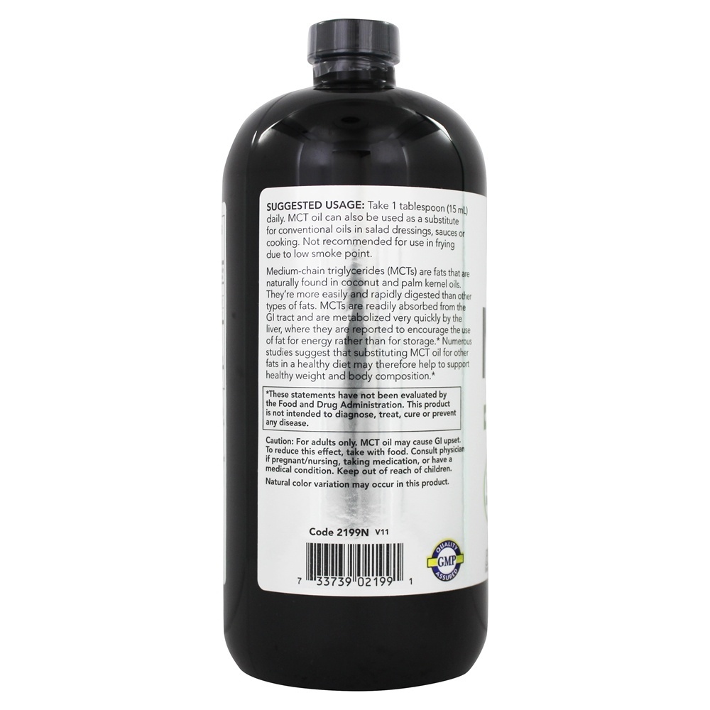 NOW Sports Óleo MCT - 32 fl. oz. NOW Foods - Imagem 3