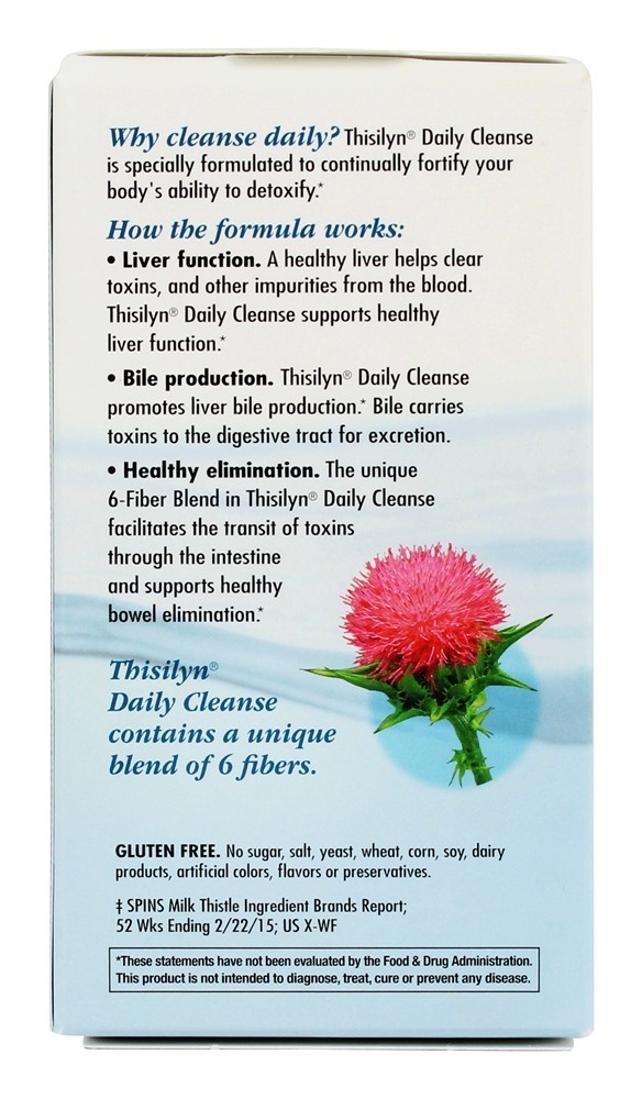 Thisilyn Daily Cleanse - Cápsulas vegetarianas 90 Nature's Way - Imagem 4