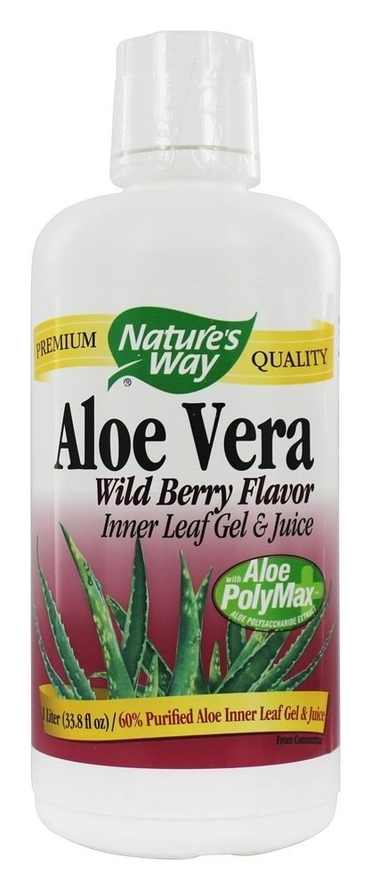 Gel de Aloe Vera e Baga de Suco - 1 litro Nature's Way