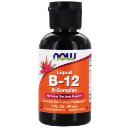 Líquido complexo de vitamina B-12 - 2 fl. oz. NOW Foods