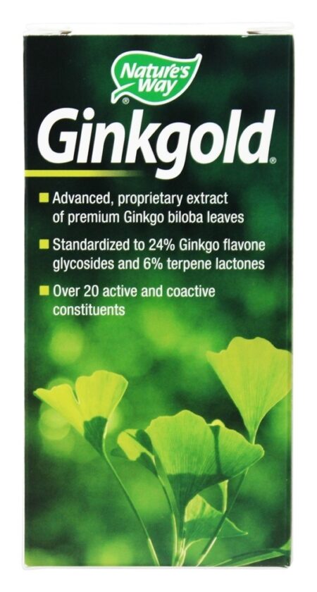 Ginkgold Max 120 mg. - 60 Tablets Nature's Way - Image 4