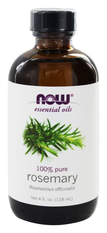 Óleo Essencial de Alecrim 100% Pure - 4 fl. oz. NOW Foods