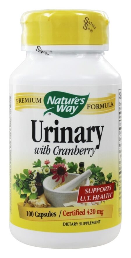 Urinário com Cranberry 415 mg. - Cápsulas 100 Nature's Way