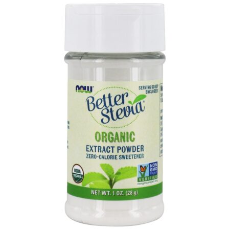 Adoçante em pó orgânico BetterStevia - 1 oz. NOW Foods