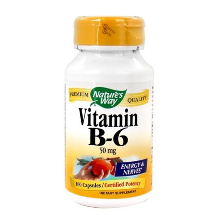 Vitamina B6 50 mg. - Cápsulas 100 Nature's Way - Image 2