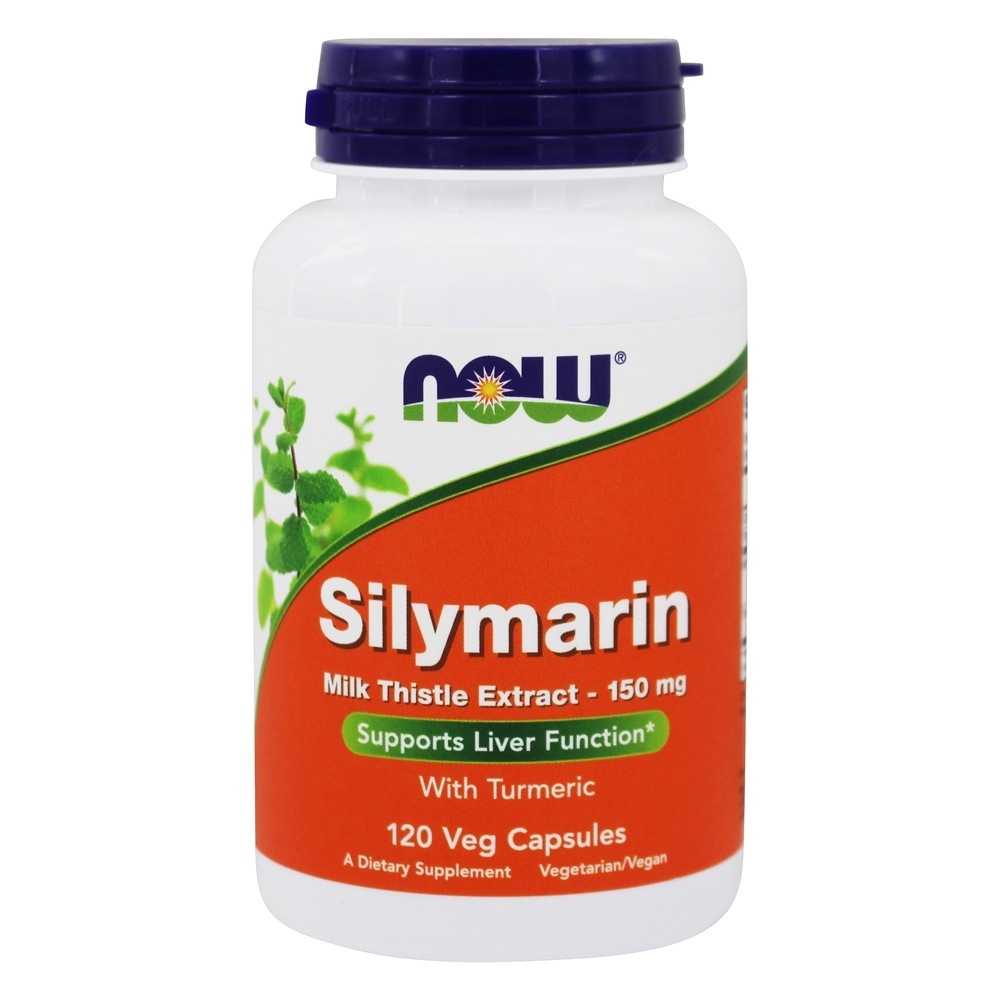 Extrato de Cardo Leite de Silimarina 150 mg. - Cápsulas vegetarianas 120 NOW Foods