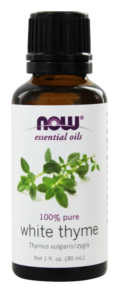 Óleo Essencial de Tomilho Branco 100 % Pure - 1 fl. oz. NOW Foods