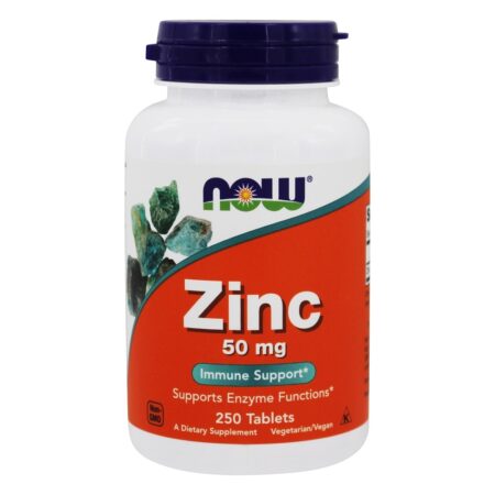 Zinco 50 mg. - 250 Tablets NOW Foods