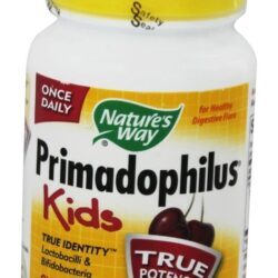 Primadophilus Kids Sabor Cereja - 30 comprimidos mastigáveis Nature's Way
