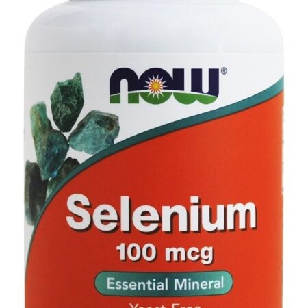 Selênio Levedura Livre Vegetariana 100 mcg. – 250 Tablets NOW Foods — foto 1