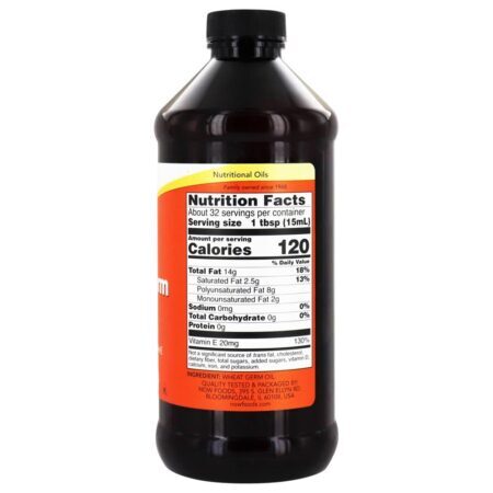 Óleo de Gérmen de Trigo - 16 fl. oz. NOW Foods - Imagem 2