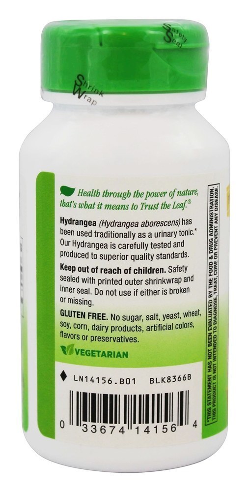 Raiz de hortênsia 370 mg. - Cápsulas vegetarianas 100 Nature's Way - Imagem 3