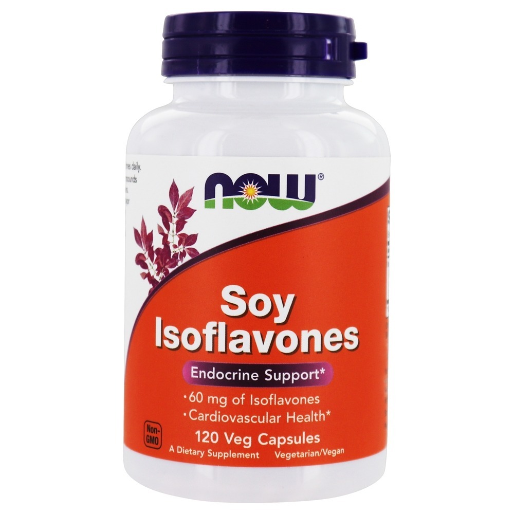 Isoflavonas de Soja 60 mg. - 120 Cápsula (s) vegetal (s) NOW Foods