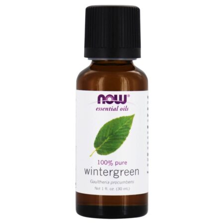 100 % Pure Óleo Essencial de Wintergreen - 1 fl. oz. NOW Foods