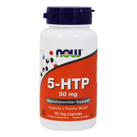 5-HTP Suporte para Neurotransmissores 50 mg. - 90 Cápsula (s) vegetal (s) NOW Foods