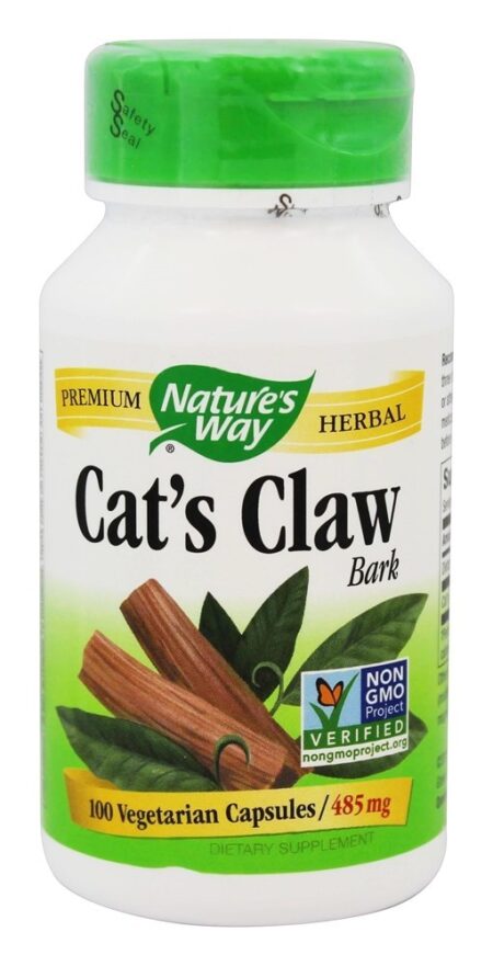 Casca da Garra do Gato 485 mg. - Cápsulas vegetarianas 100 Nature's Way