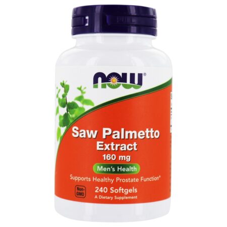 Extrato de Saw Palmetto 160 mg. - 240 Softgels NOW Foods