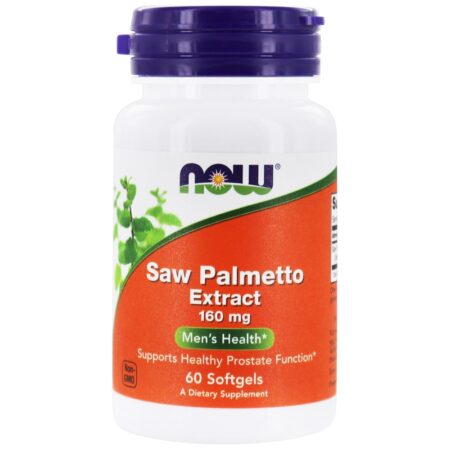 Extrato de Saw Palmetto 160 mg. - 60 Softgels NOW Foods