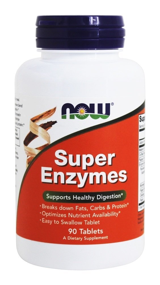 Super Enzimas - 90 Tablets NOW Foods