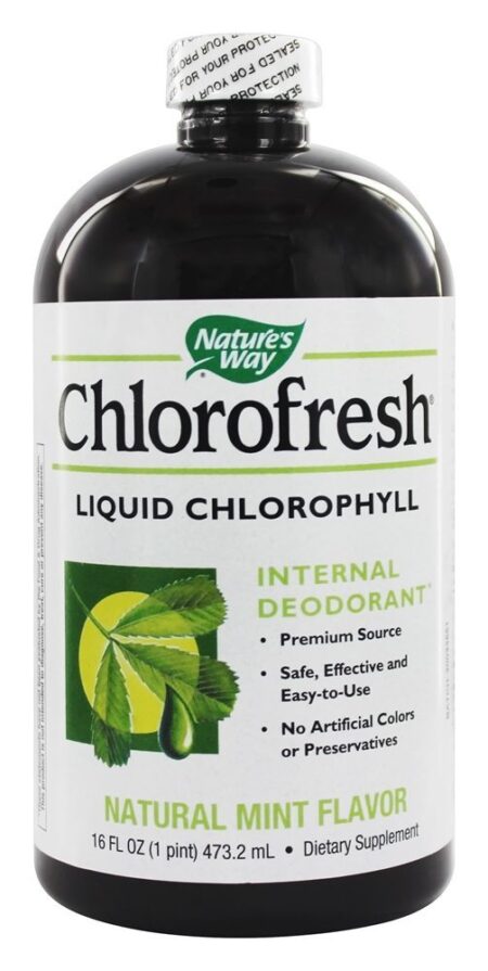 Clorofresh Clorofila Líquida Aroma De Hortelã Natural - 16 fl. oz. Nature's Way