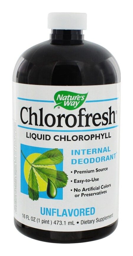 Chlorofresh Líquido Clorofila Natural Sabor - 16 fl. oz. Nature's Way