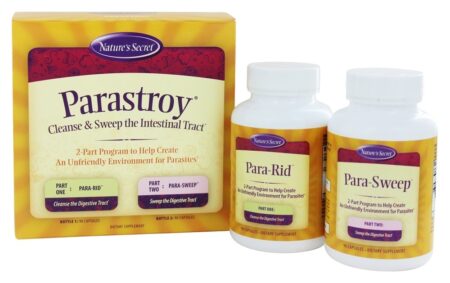 Parastroy Kit Para-Rid 90 Bonés + Para-Sweep 90 - Pacote 2 Nature's Secret