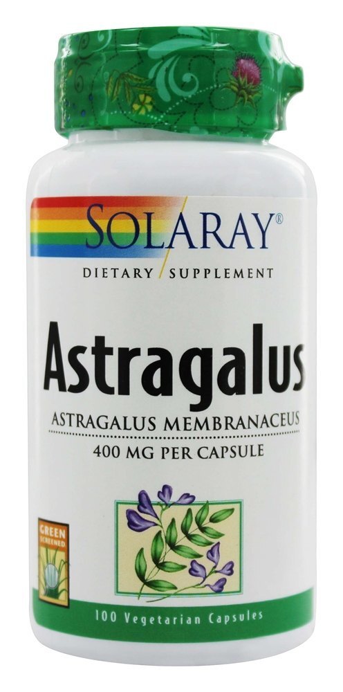 Astrágalo 400 mg. - Cápsulas 100 Solaray