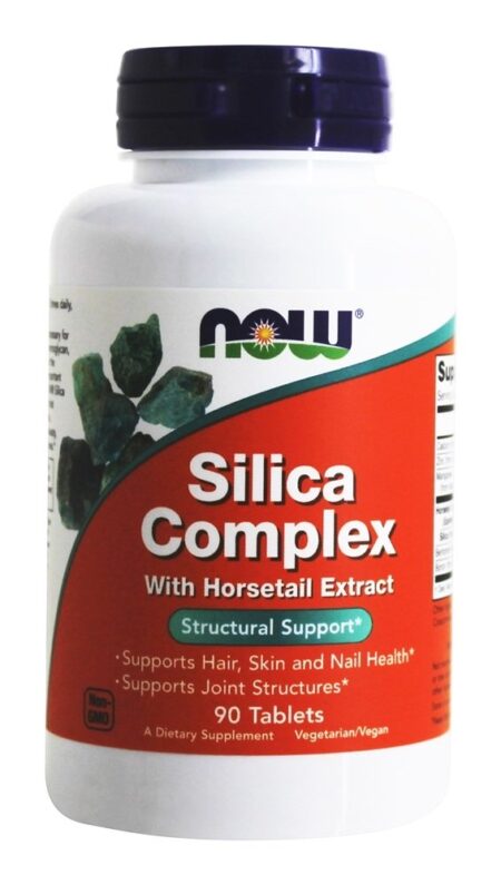 Complexo de Sílica Vegetariano 500 mg. - 90 Tablets NOW Foods