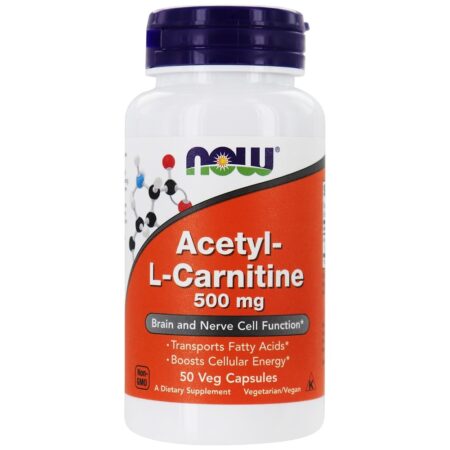 Acetil L-Carnitina 500 mg. - 50 Cápsula (s) vegetal (s) NOW Foods