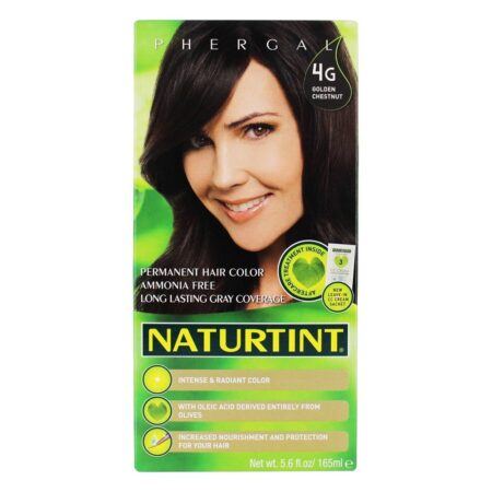 Castanha de Cor Permanente 4G Castanha Dourada - 5.6 fl. oz. Naturtint