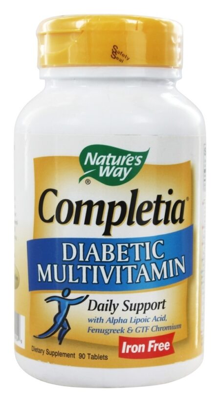 Completia Diabética (sem ferro) Multi-Vitamina - 90 Tablets Nature's Way