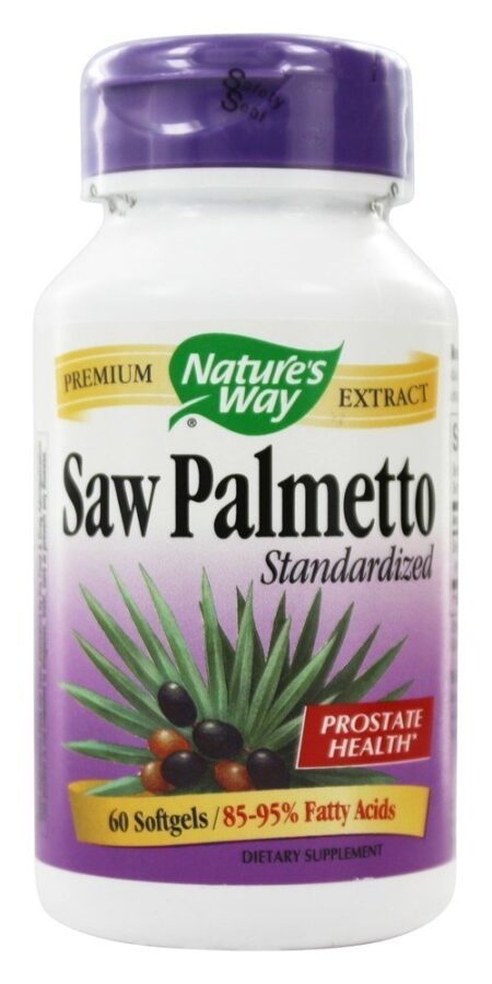 Extrato Padronizado do Saw Palmetto 160 mg. - 60 Softgels Nature's Way